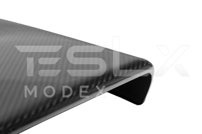 2020-Up Tesla Model 3 Y Carbon Fiber Interior Center Armrest Cover image 10