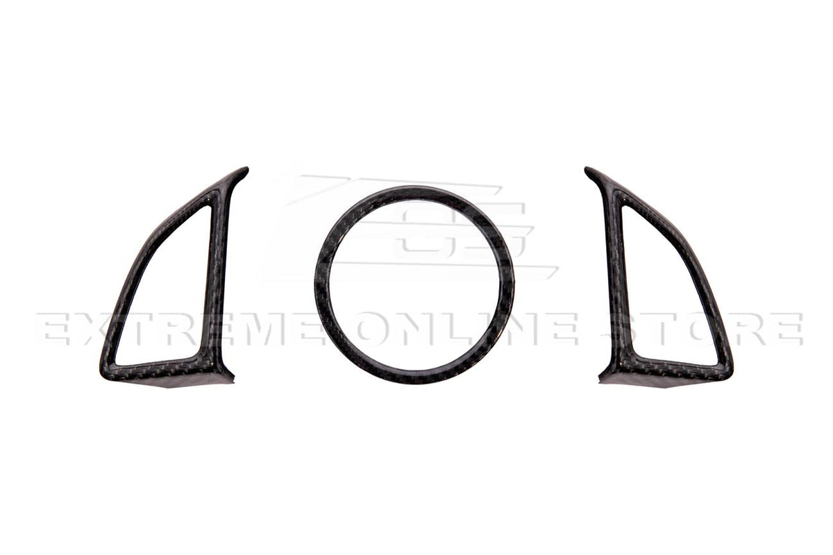 2019-24 Camaro Dry Carbon Fiber Steering Wheel Trim Cover image 8