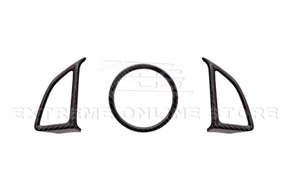 2019-24 Camaro Dry Carbon Fiber Steering Wheel Trim Cover image 8
