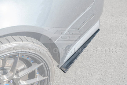 2009-15 Cadillac CTS-V Sedan Dry Carbon Fiber Rear Apron Valance Lip image 9