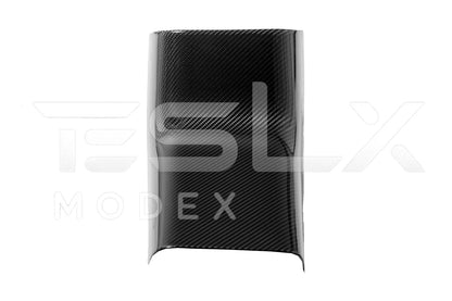 2020-23 Tesla Model 3 20-24 Y Carbon Fiber Interior Rear Anti-Kick Plate Cover image 7