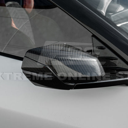 Chevrolet Corvette C8 DRY CARBON FIBER Replacement Mirror Covers image 7