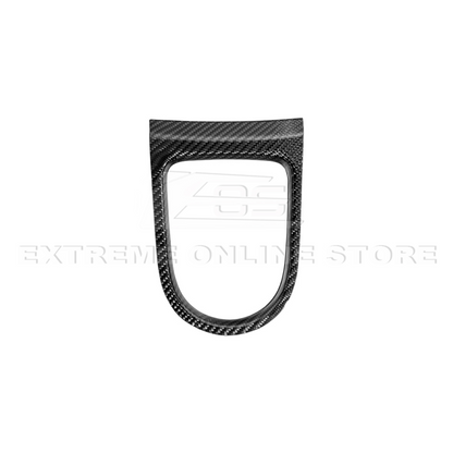 2015-23 Ford Mustang DRY CARBON FIBER Center Gear Shift Panel Trim Cover image 31