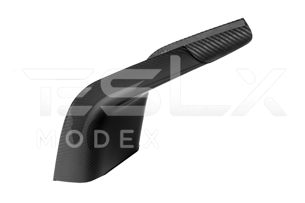 2020-23 Tesla Model 3 20-24 Y Carbon Fiber Interior Rear Anti-Kick Plate Cover image 8
