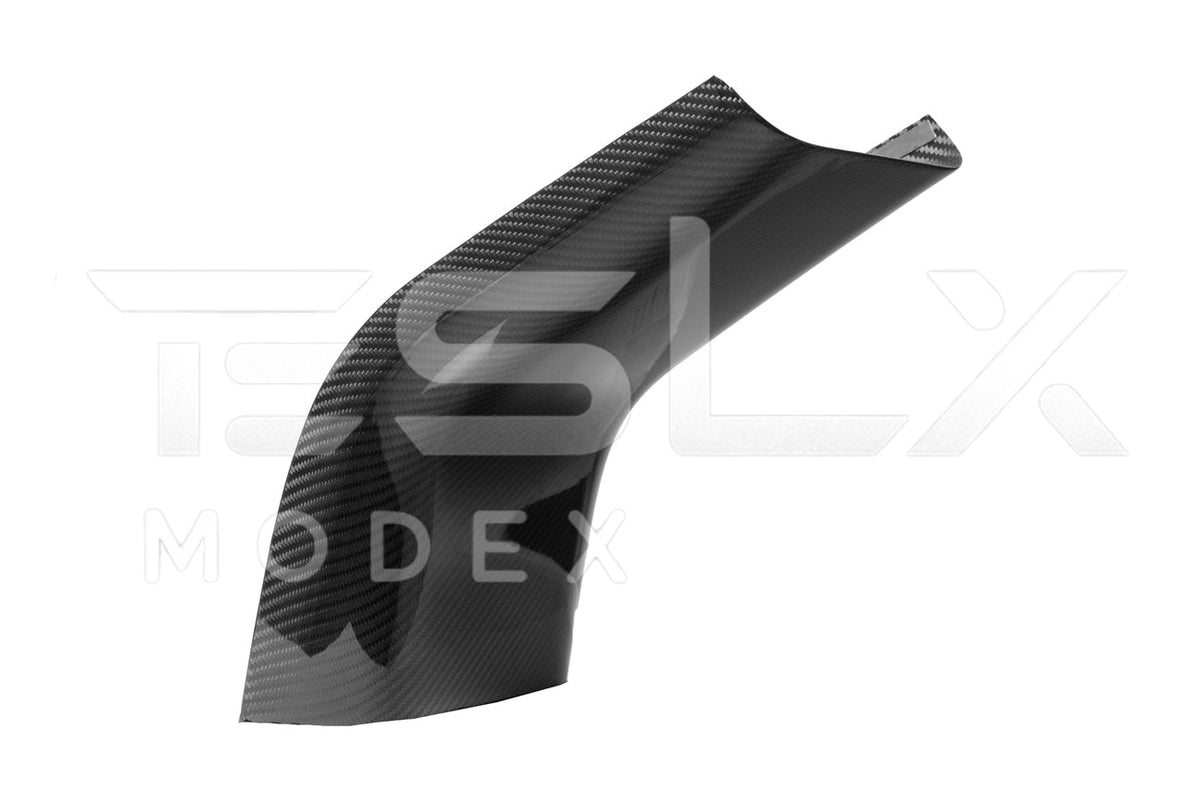 2020-23 Tesla Model 3 20-24 Y Carbon Fiber Interior Rear Anti-Kick Plate Cover image 9