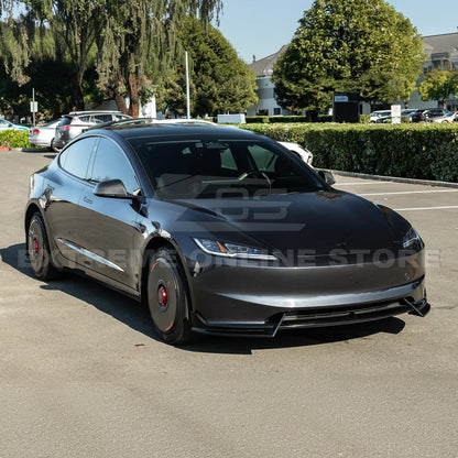 2024-Up Tesla Model 3 Dry Carbon Fiber Tape On Side Mirror Cap Covers Pair image 7