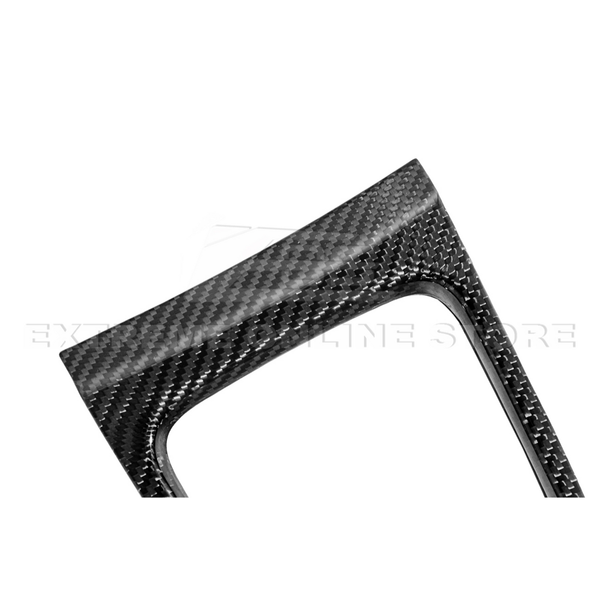 2015-23 Ford Mustang DRY CARBON FIBER Center Gear Shift Panel Trim Cover image 27