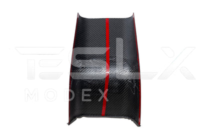 2020-23 Tesla Model 3 20-24 Y Carbon Fiber Interior Rear Anti-Kick Plate Cover image 11
