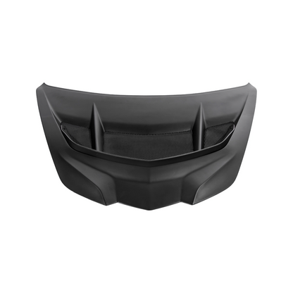 Corvette C8 ZR1 MATTE BLACK Front Bumper Vented Extractor Hood image 2