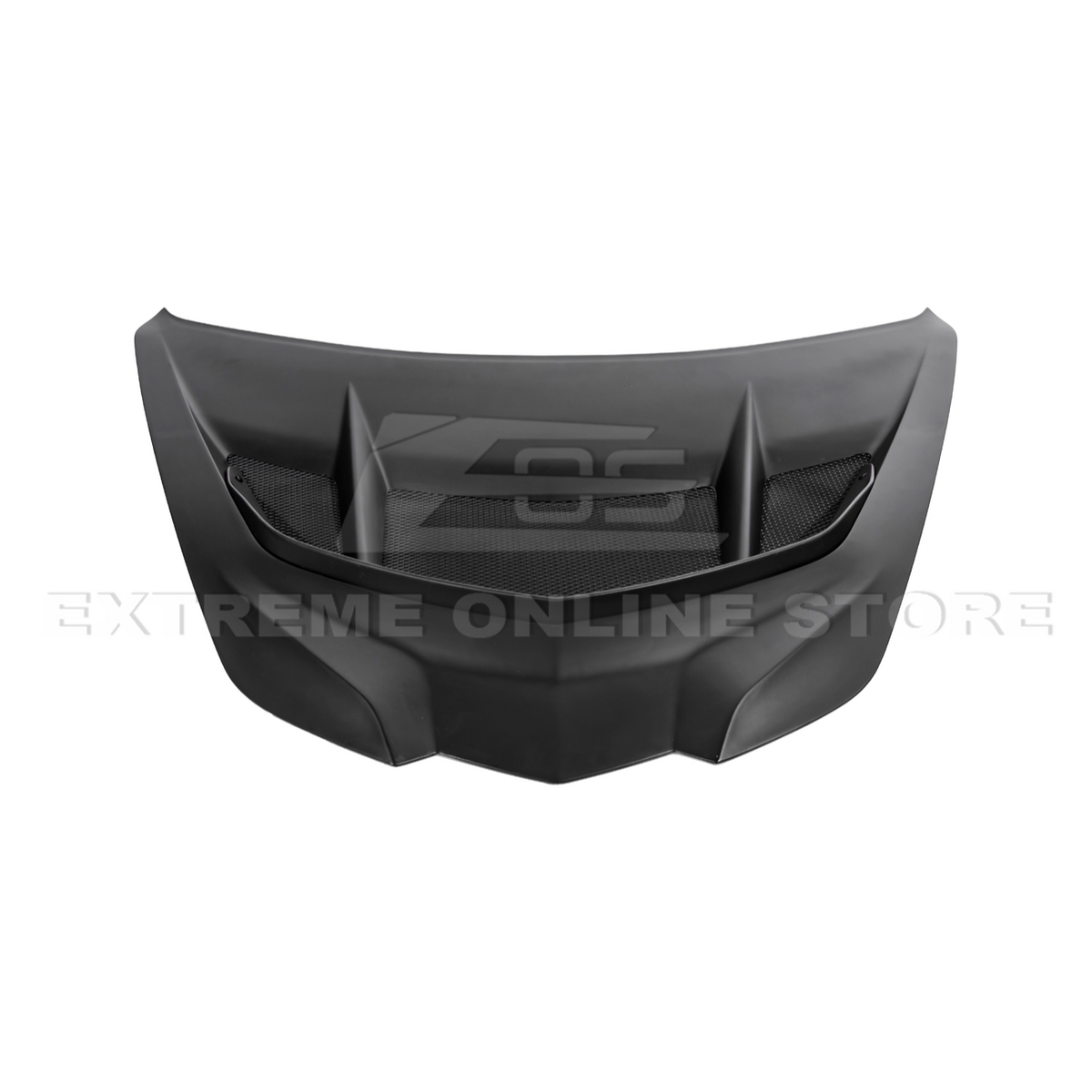 Corvette C8 ZR1 MATTE BLACK Front Bumper Vented Extractor Hood image 27