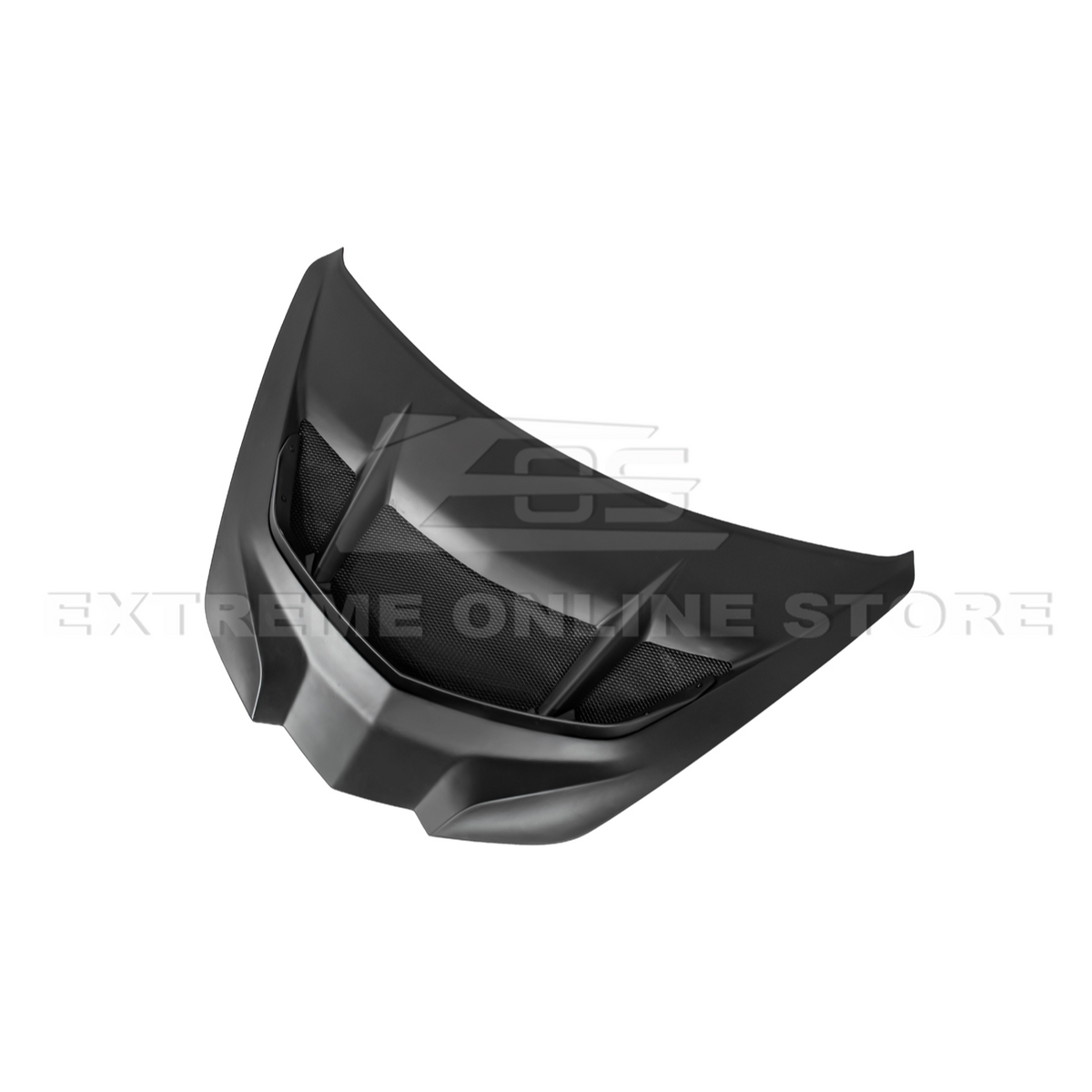 Corvette C8 ZR1 MATTE BLACK Front Bumper Vented Extractor Hood image 31