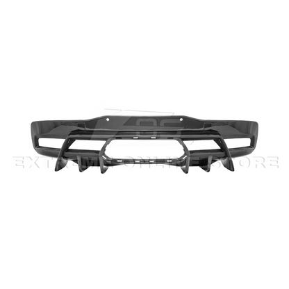 2023-Up Corvette C8 Z06 dry CARBON FIBER Rear Bumper Finned Diffuser image 17