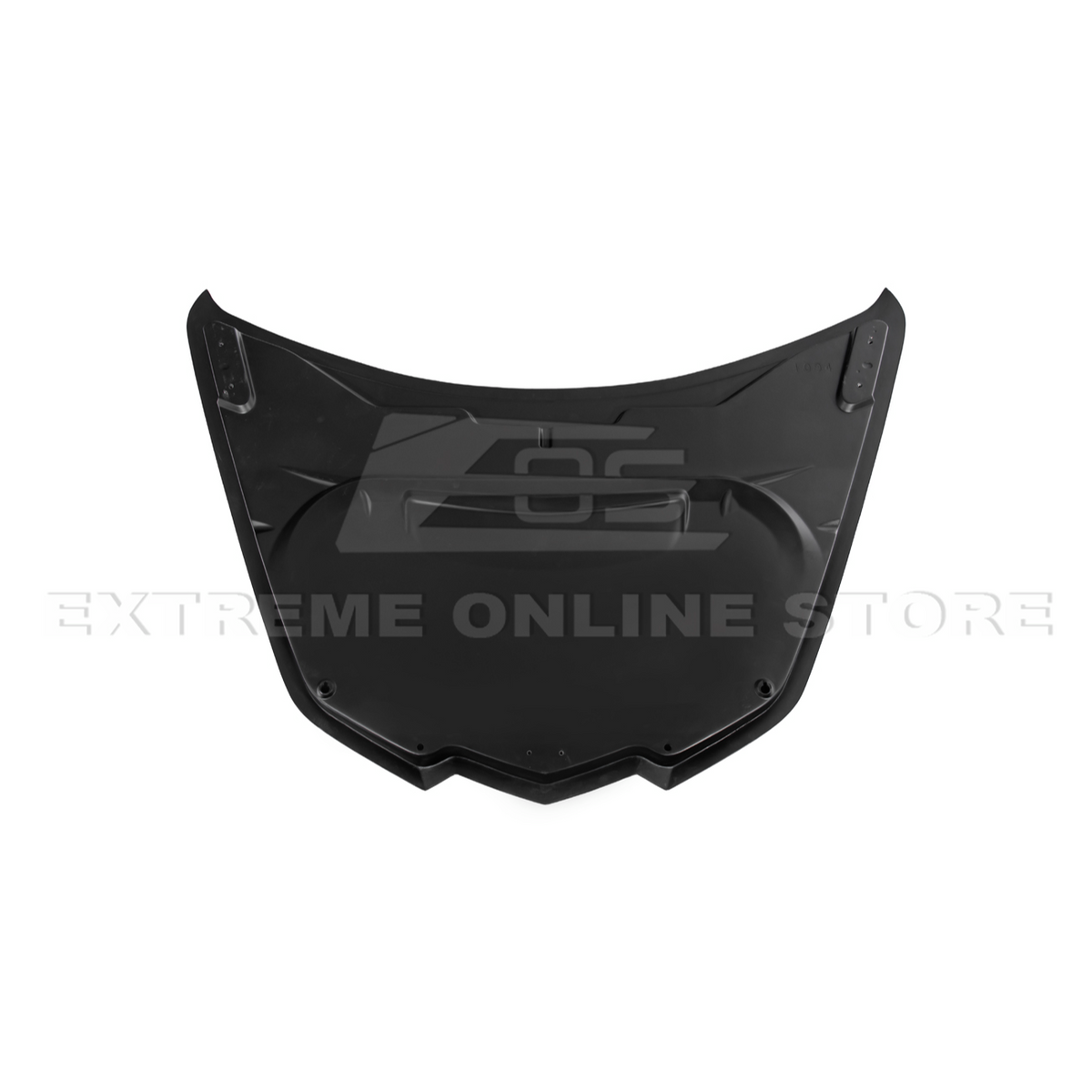Corvette C8 ZR1 MATTE BLACK Front Bumper Vented Extractor Hood image 36