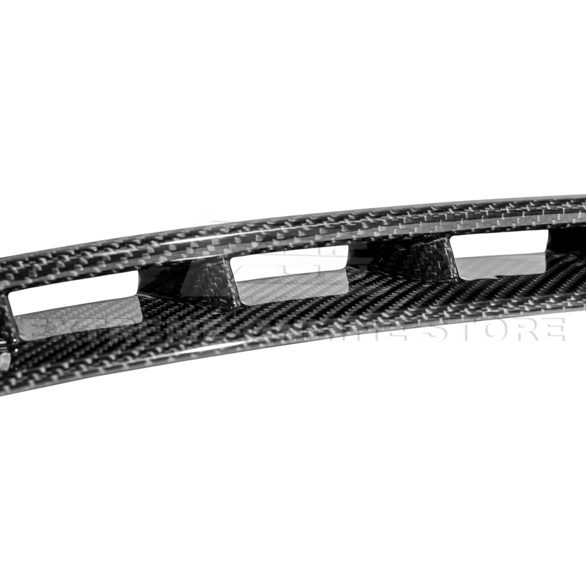 2015-20 Ford Mustang DRY Carbon Fiber Front Side Fender Vent Cover image 17