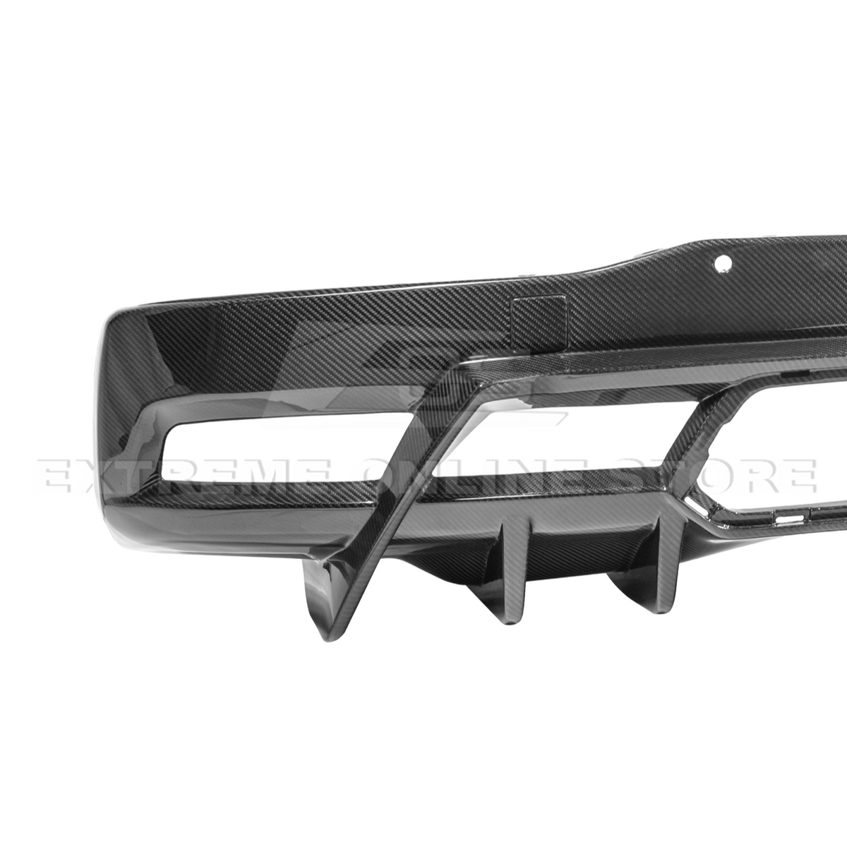2023-Up Corvette C8 Z06 dry CARBON FIBER Rear Bumper Finned Diffuser image 18