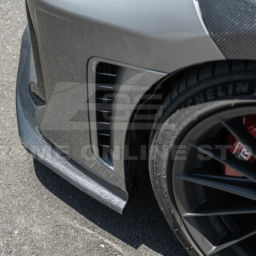 2025-Up GR Corolla GR Package Front Splitter Lip w/ Side Skirts image 11