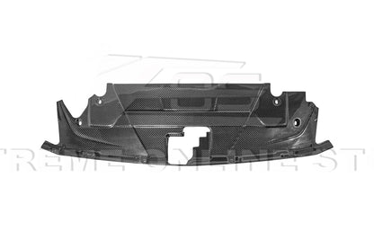 2024+ Ford Mustang DRY CARBON FIBER Radiator Cover image 8