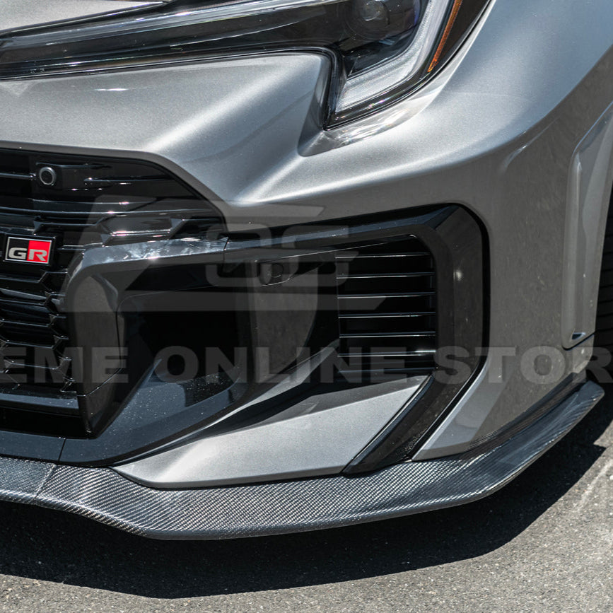2025-Up GR Corolla GR Package Front Splitter Lip w/ Side Skirts image 12