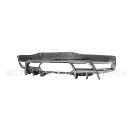 2023-Up Corvette C8 Z06 dry CARBON FIBER Rear Bumper Finned Diffuser image 21