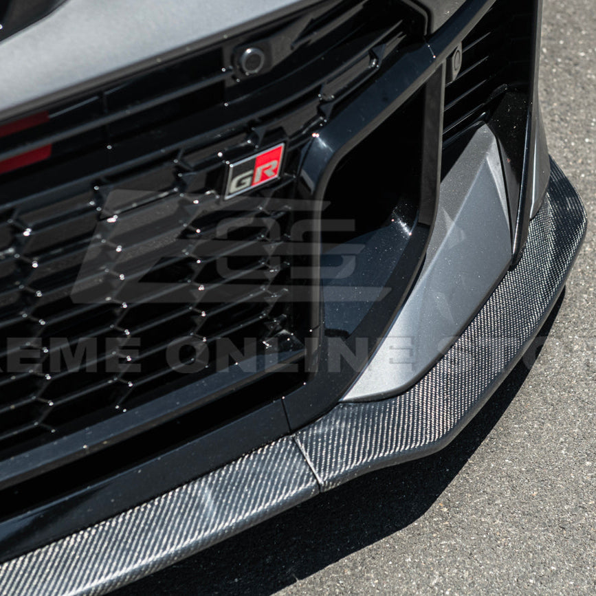 2025-Up GR Corolla GR Package Front Splitter Lip w/ Side Skirts image 13
