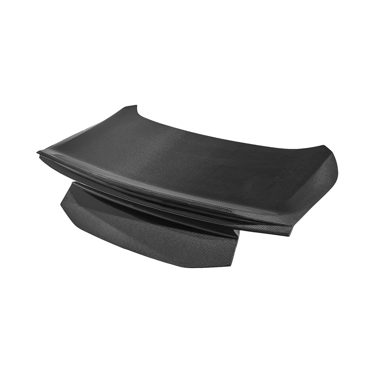 2024-Up Ford Mustang S650 | Super Snake Style Carbon Fiber Rear Trunk Lid with Integrated Spoiler image 22