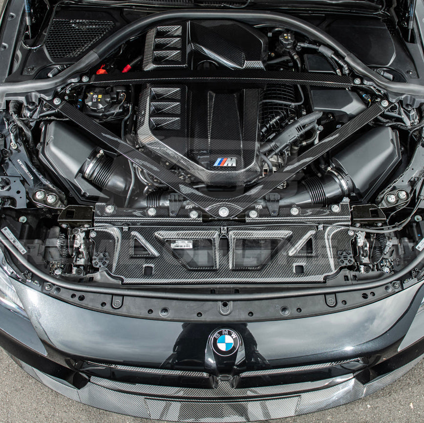 BMW G87 G80 G82 M2 M3 M4 | DRY Carbon Fiber Water Tank Radiating Plate Cover Trim image 4