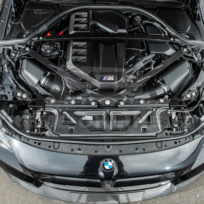 BMW G87 G80 G82 M2 M3 M4 | DRY Carbon Fiber Water Tank Radiating Plate Cover Trim image 4