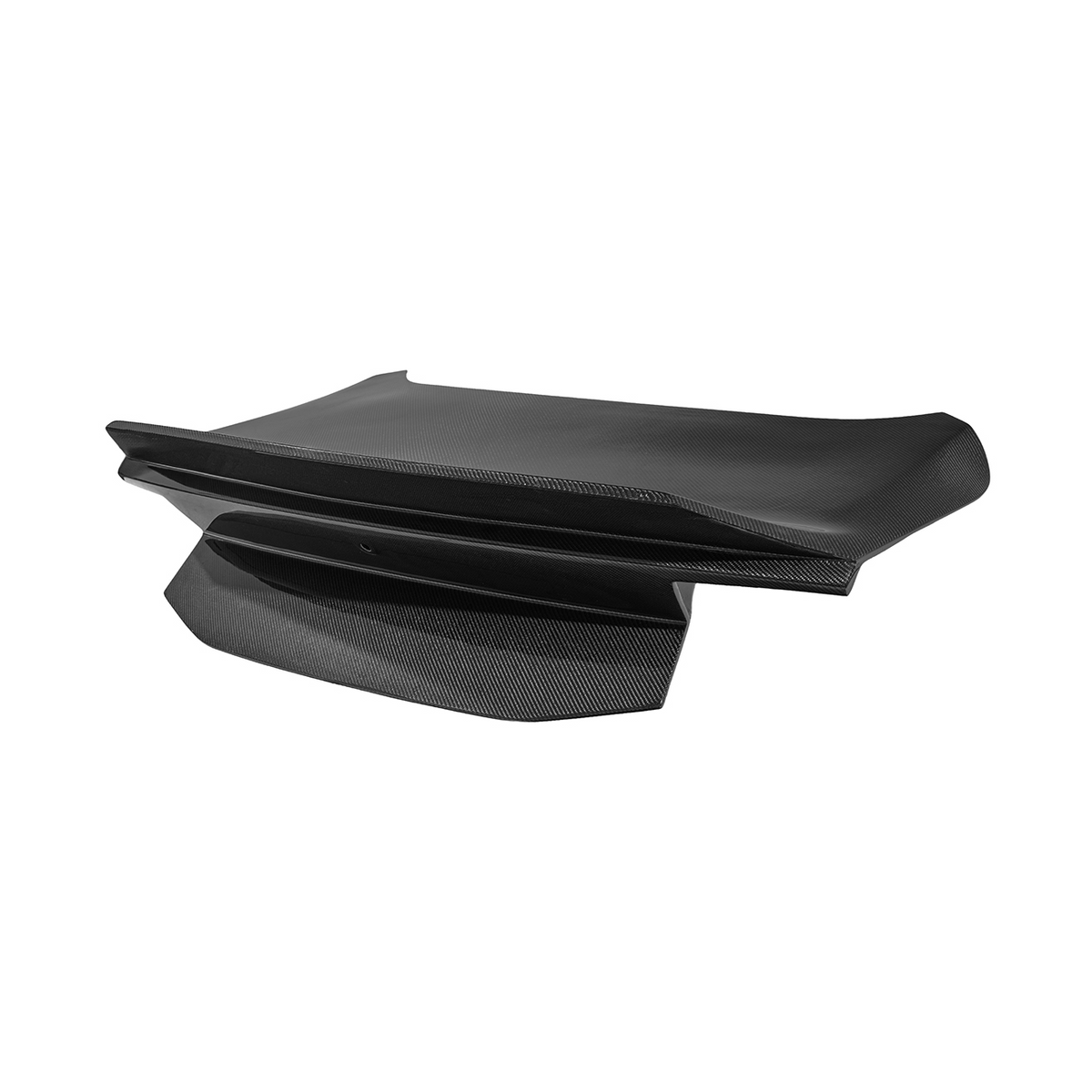 2024-Up Ford Mustang S650 | Super Snake Style Carbon Fiber Rear Trunk Lid with Integrated Spoiler image 19