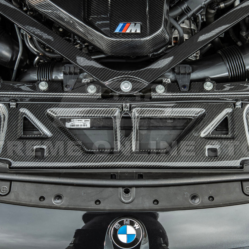 2021-Up BMW G80 M3 G82 M4 DRY Carbon Fiber Engine Strut Brace Bracket Tower Bars image 7