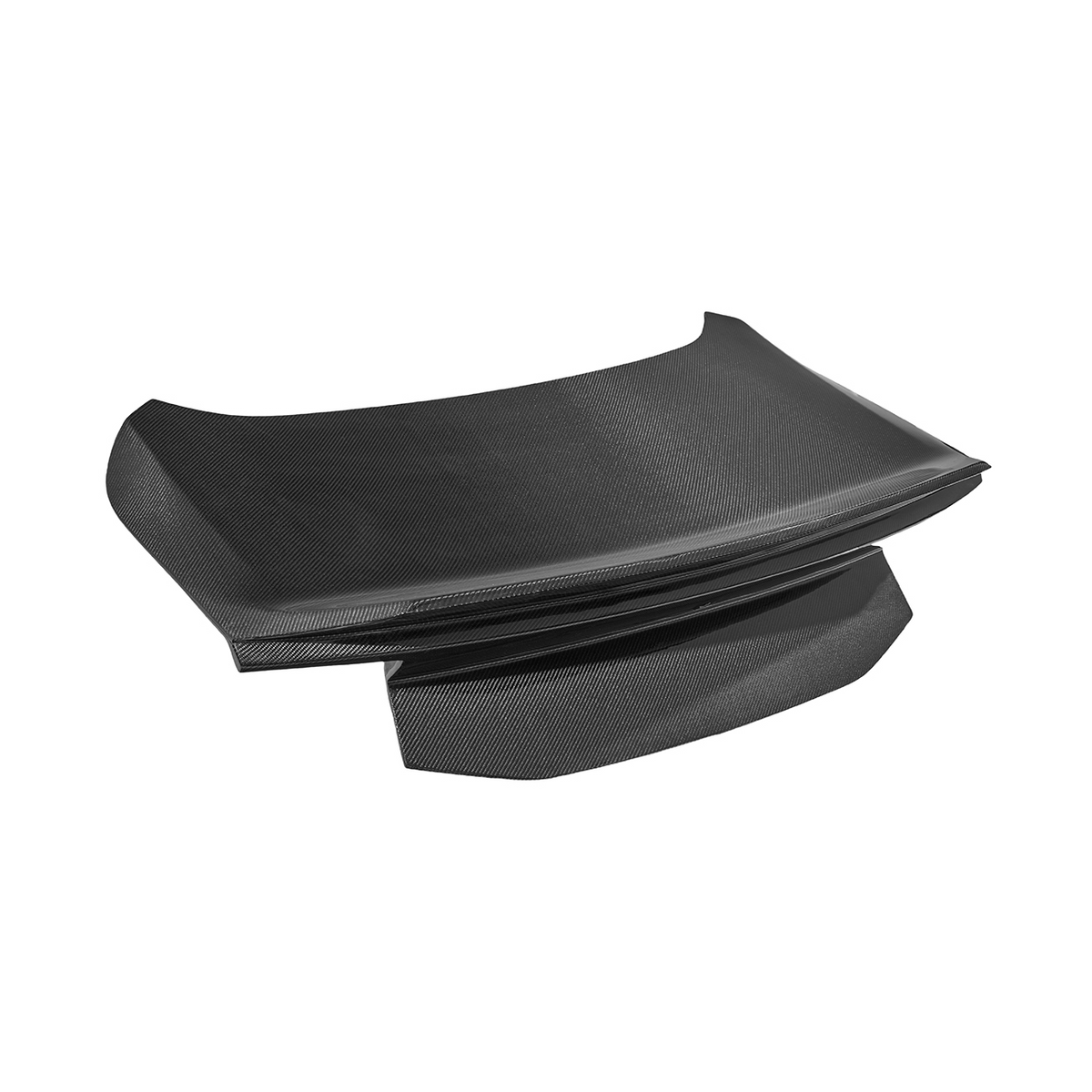 2024-Up Ford Mustang S650 | Super Snake Style Carbon Fiber Rear Trunk Lid with Integrated Spoiler image 20