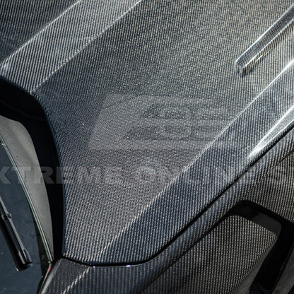 2024-Up Ford Mustang Front Super Snake Style Bumper Hood Vented Cover image 15