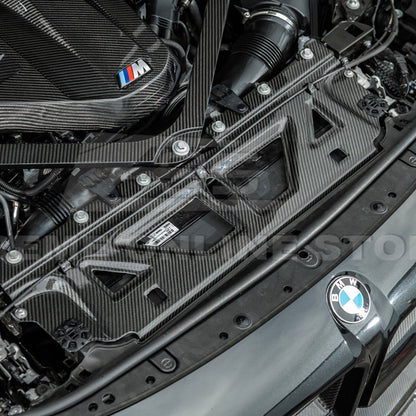 BMW G87 G80 G82 M2 M3 M4 | DRY Carbon Fiber Water Tank Radiating Plate Cover Trim image 8