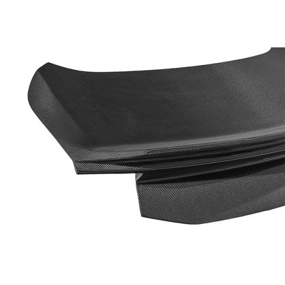 2024-Up Ford Mustang S650 | Super Snake Style Carbon Fiber Rear Trunk Lid with Integrated Spoiler image 25
