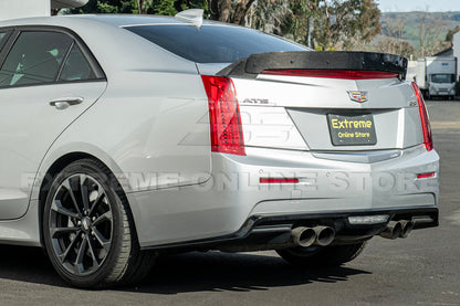 2016-19 Cadillac ATS-V Sedan Carbon Fiber Rear Trunk Lid Wickerbill Spoiler image 21