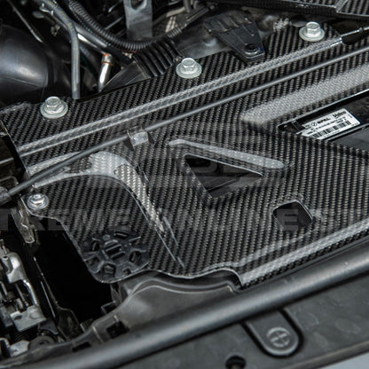 BMW G87 G80 G82 M2 M3 M4 | DRY Carbon Fiber Water Tank Radiating Plate Cover Trim image 9