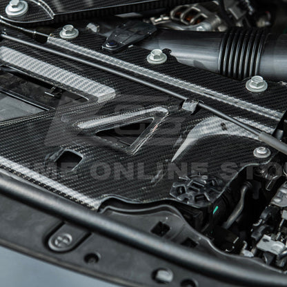 BMW G87 G80 G82 M2 M3 M4 | DRY Carbon Fiber Water Tank Radiating Plate Cover Trim image 10