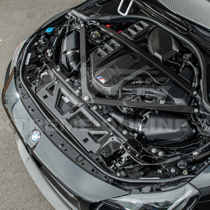 BMW G87 G80 G82 M2 M3 M4 | DRY Carbon Fiber Water Tank Radiating Plate Cover Trim image 12