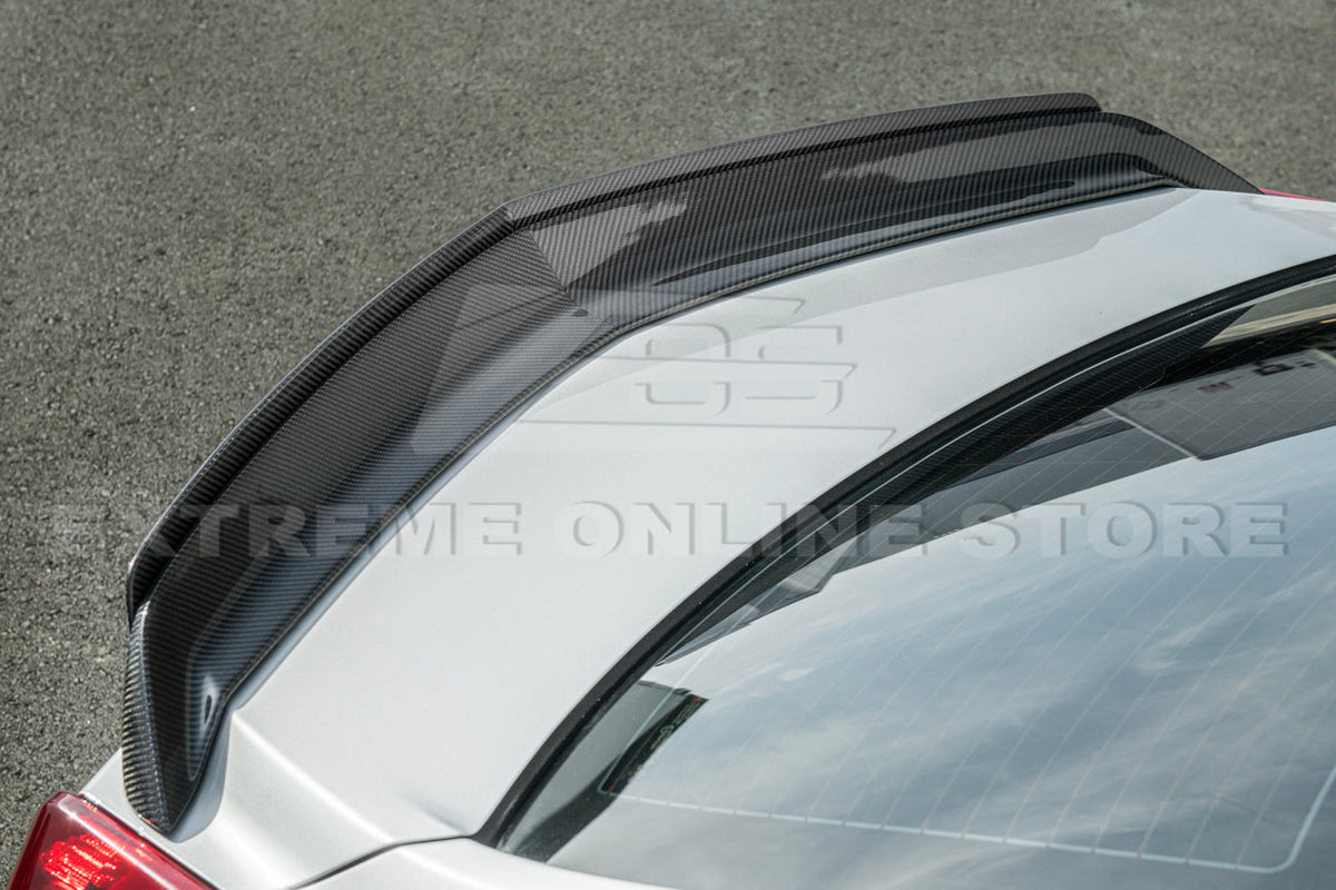 2016-19 Cadillac ATS-V Sedan Carbon Fiber Rear Trunk Lid Wickerbill Spoiler image 19