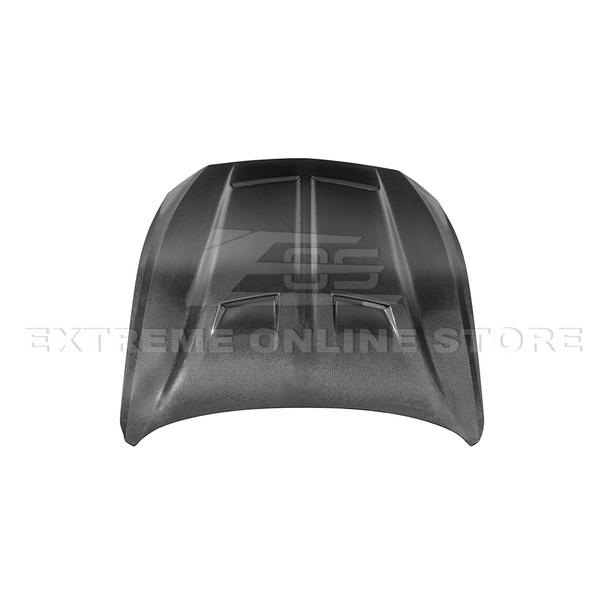 2024-Up Ford Mustang Super Snake Style CARBON FIBER Front Bumper Hood Vented Cover image 20