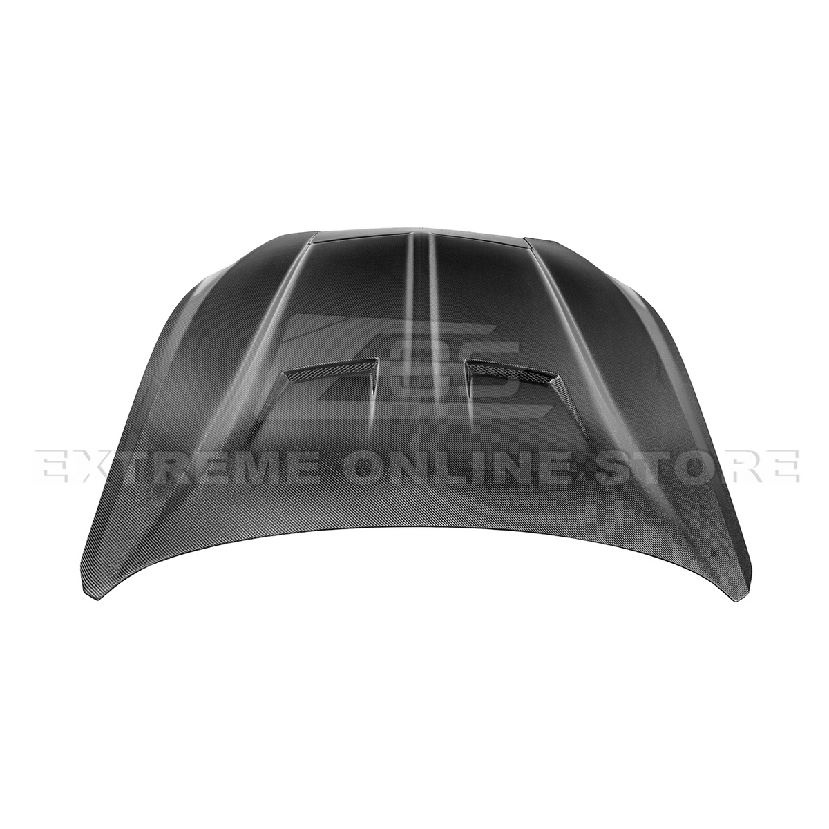 2024-Up Ford Mustang Super Snake Style CARBON FIBER Front Bumper Hood Vented Cover image 21