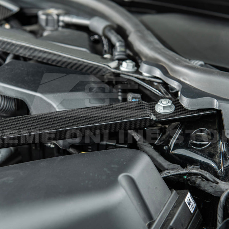2021-Up BMW G80 M3 G82 M4 DRY Carbon Fiber Engine Strut Brace Bracket Tower Bars image 18