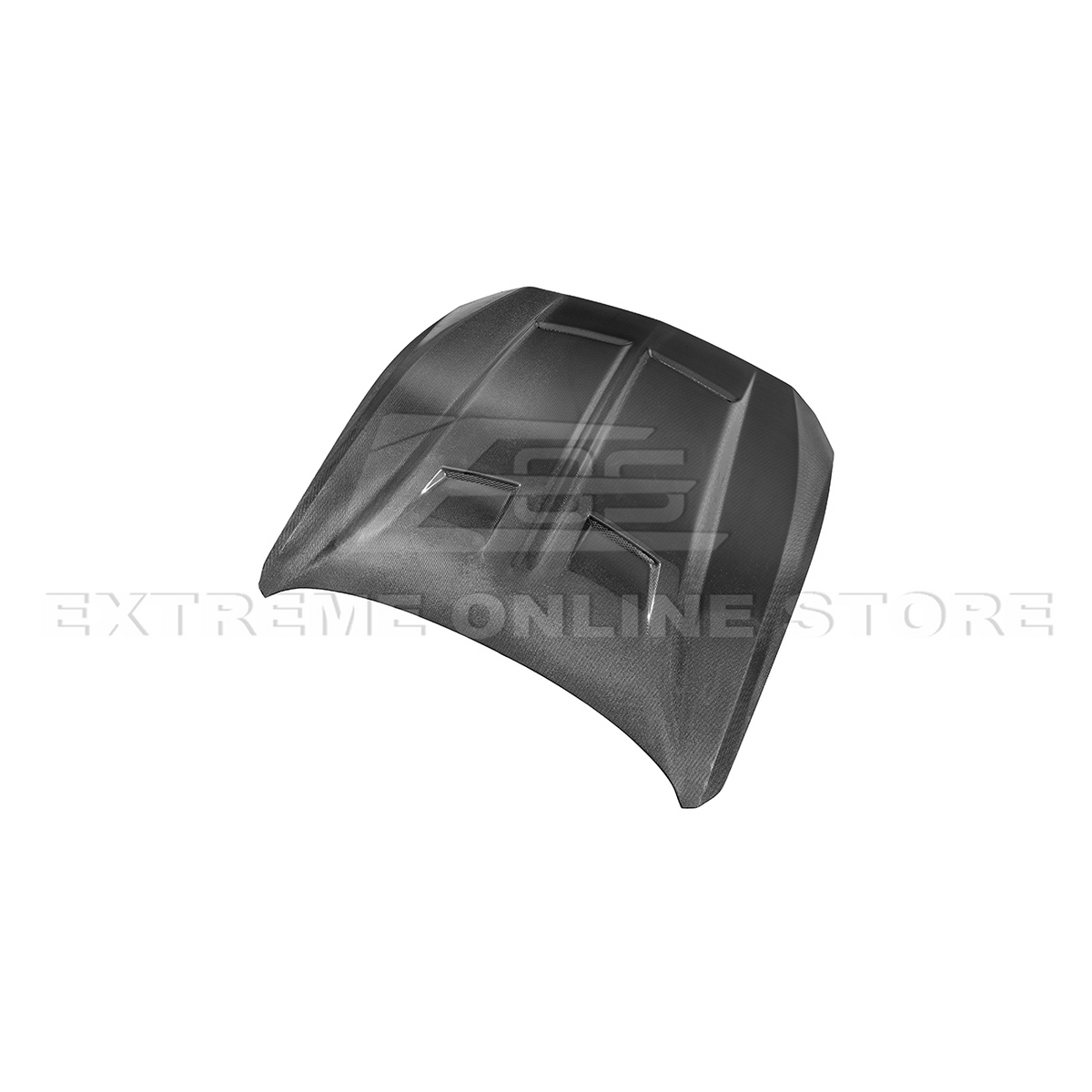 2024-Up Ford Mustang Super Snake Style CARBON FIBER Front Bumper Hood Vented Cover image 22