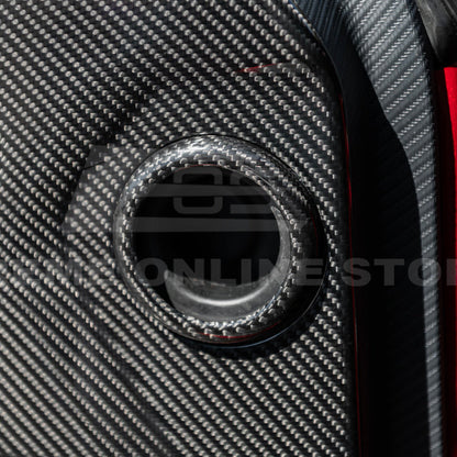 2024-Up Ford Mustang S650 | Dry CARBON FIBER Interior Door Speaker Cover Pairs image 5