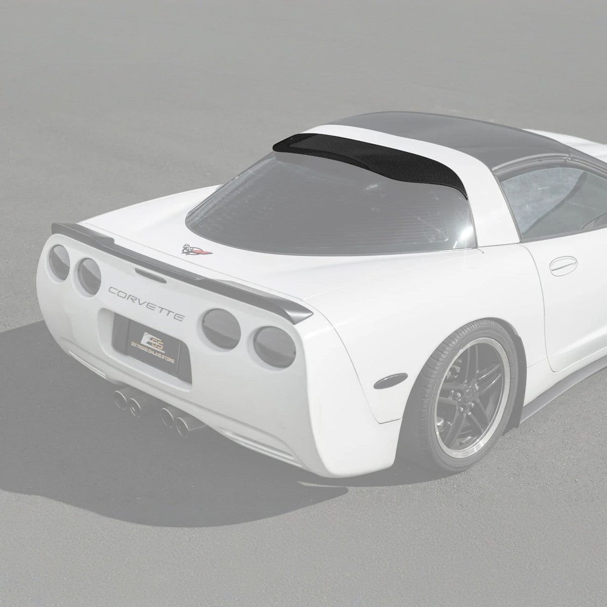 1997-04 Corvette C5 Hatchback Rear Roof Wing Deck Lid Spoiler image 2