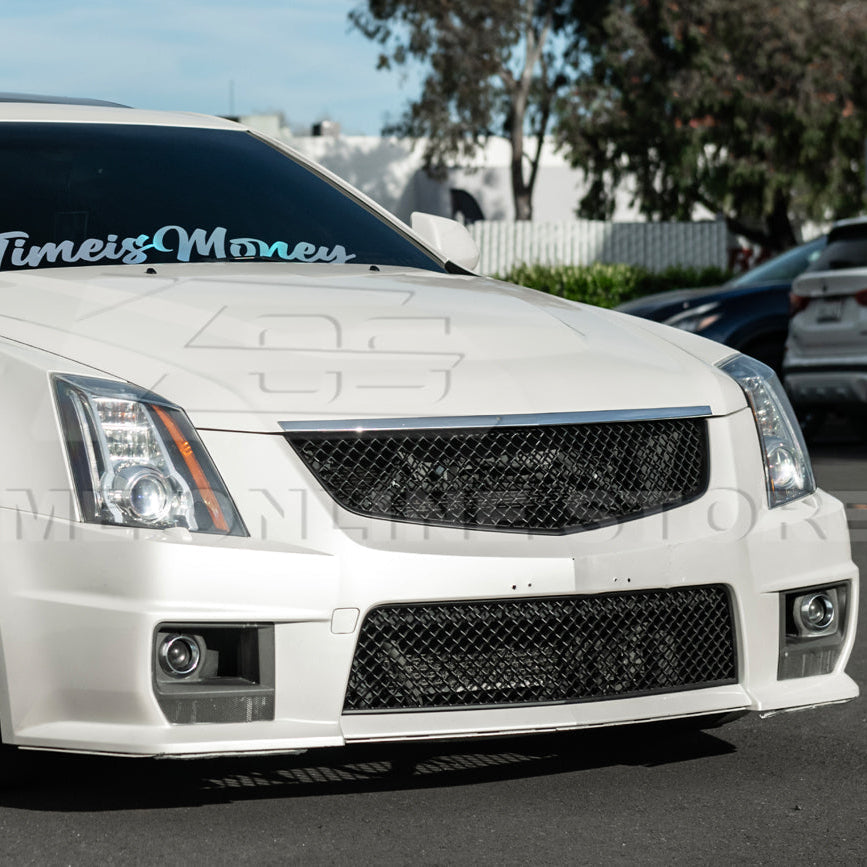 2009-15 Cadillac CTS-V Factory Style Front Lower Badgeless Grille image 5