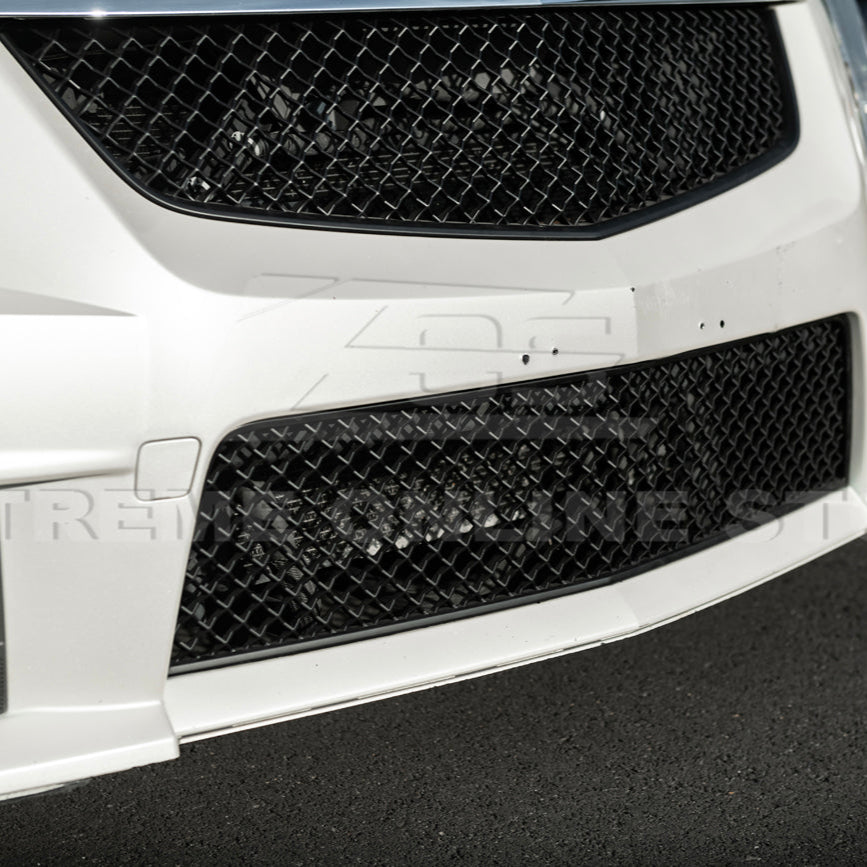 2009-15 Cadillac CTS-V Front Upper Lower Badgeless Grille image 13