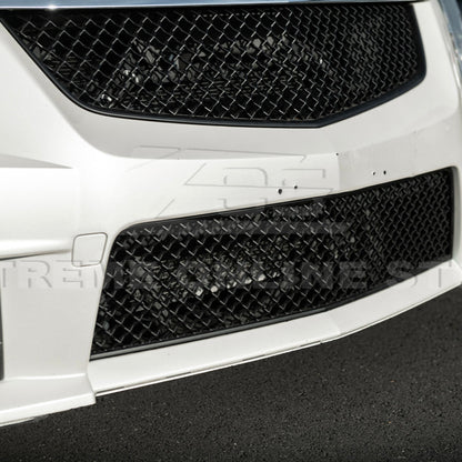 2009-15 Cadillac CTS-V Front Upper Lower Badgeless Grille image 13