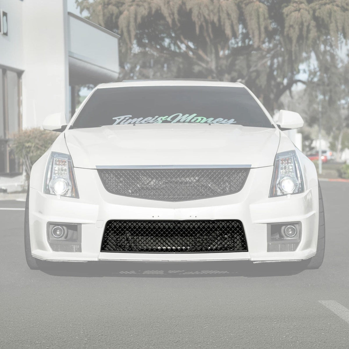 2009-15 Cadillac CTS-V Factory Style Front Lower Badgeless Grille image 3