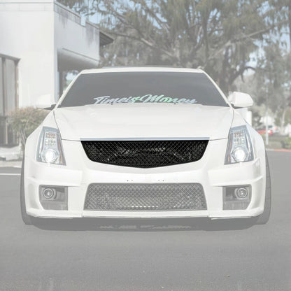 2009-15 Cadillac CTS-V Front Upper Badgeless Grille image 1
