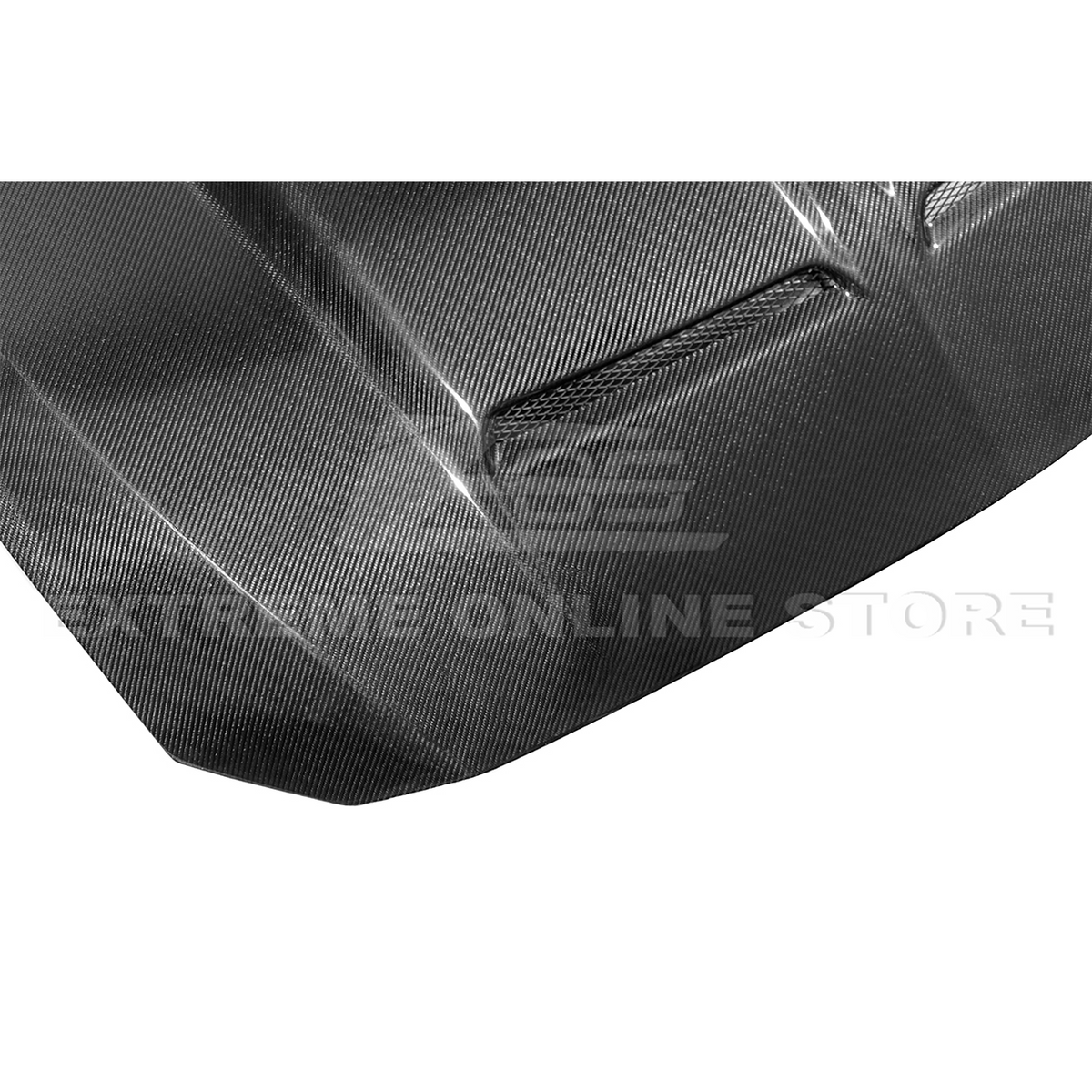 2024-Up Ford Mustang Super Snake Style CARBON FIBER Front Bumper Hood Vented Cover image 27